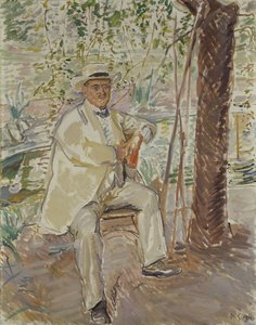 Der Kunsthistoriker, Professor Dr. Karl Voll (1867-1917), 1911 von Max Slevogt