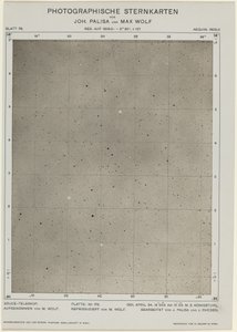 Photographische Sternkarten 24. April 1901, 480. Schöpfer: Max Wolf, Johann Palisa von Max Wolf, Johann Palisa