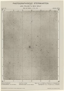 Photographische Sternkarten (6. Juli 1904) von Max Wolf and Joh. Palisa