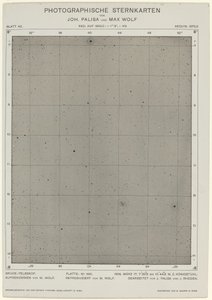 Photographische Sternkarten (17. März 1906) von Max Wolf and Joh. Palisa