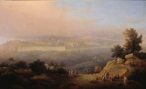 Jerusalem, 1849 von Maxim Nikiphorovich Vorobyev