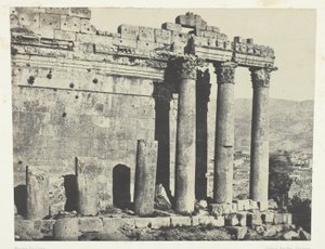 Baalbeck (Heliopolis), Tempel des Jupiter, Westfassade; Syrien