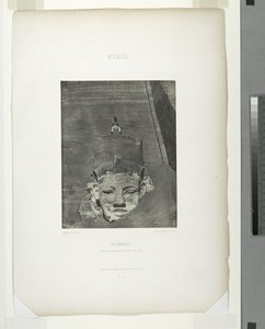 Detail des Großen Tempels, Abu Sundul, Nubien, Ägypten von Maxime Du Camp