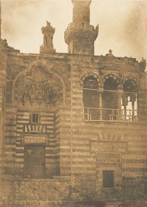 Eingang zum Grab von Sultan Bezkouk, in Kairo, Dezember 1849-Januar 1850 von Maxime Du Camp