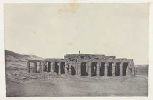 Gournah, Grab von Osymandias; Theben, Platte 58 aus dem Album "Egypte, Nubie, Palestine et Syrie" (1852) von Maxime Du Camp
