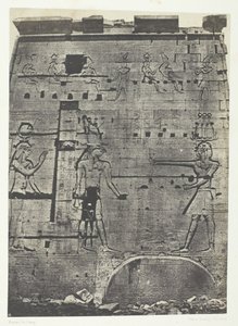 Großer Tempel der Isis in Philae, Zweites Pylon, Nubien, 1849-51, gedruckt 1852