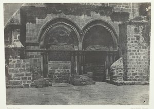 Jerusalem, Untere Arkaden der Grabeskirche, Palästina