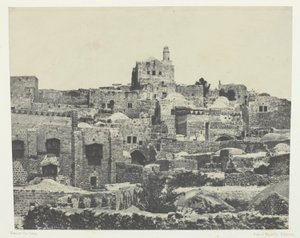 Jerusalem, Westliches Viertel; Palästina von Maxime Du Camp