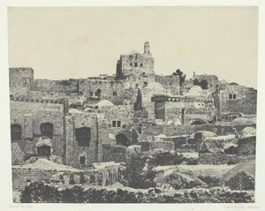 Jerusalem, Westliches Viertel, Palästina, 1849-51, gedruckt 1852 von Maxime Du Camp