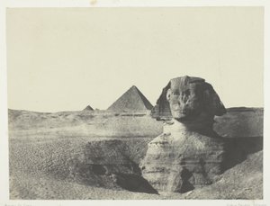 Der Sphinx von vorne gesehen, Mittelägypten