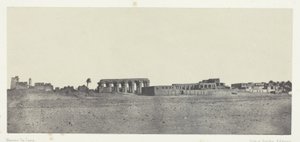 Luxor, Gesamtansicht der Ruinen; Theben