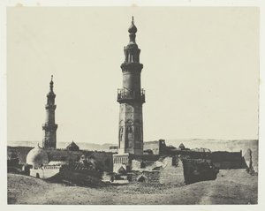 Moschee von Aly-Bey, Girgeh, Oberägypten, 1849-51, gedruckt 1852 von Maxime Du Camp
