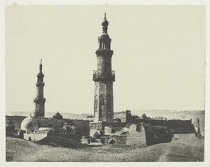 Moschee von Aly-Bey, Girgeh, Oberägypten, Tafel 15 aus dem Album "Ägypten, Nubien, Palästina und Syrien" (1852) von Maxime Du Camp