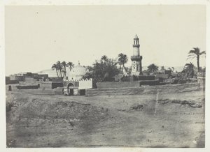 Moschee von El-Arif und Grab von Mourad-Bey, Oberägypten, Tafel 13 aus dem Album "Ägypten, Nubien, Palästina und Syrien" (1852)