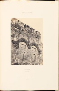 Palästina. Jerusalem. Goldenes Tor von Maxime Du Camp