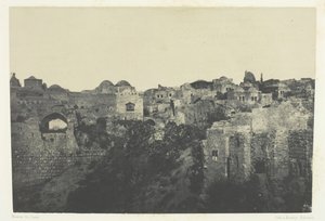 Quartier Occidental, Jerusalem, Palästina, 1849-51, gedruckt 1852 von Maxime Du Camp