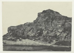 Zweiter Katarakt, Dgebel-Aboucir; Nubien, Tafel 112 aus dem Album "Ägypten, Nubien, Palästina und Syrien" (1852) von Maxime Du Camp