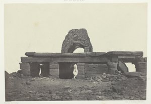 Tempel von Amada; Nubien, Platte 99 aus dem Album "Ägypten, Nubien, Palästina und Syrien" (1852) von Maxime Du Camp