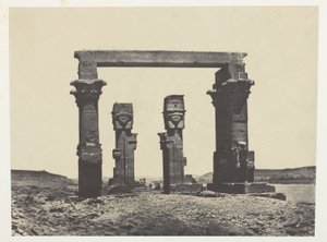 Tempel von Kardassy, Nubien von Maxime Du Camp