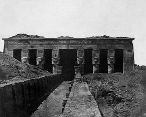 Tempel von Denderah, Oberägypten, 1852