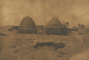 Muslimische Gräber in Herment, 1849-50 von Maxime Du Camp