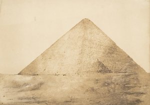 Ansicht der großen Pyramide von Cheops vom S.E.-Winkel, Dezember 1849