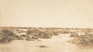Ansicht der Stromschnellen des Zweiten Katarakts, März 1850 von Maxime Du Camp