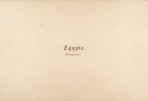 Ägypten, Nubien, Syrien: Landschaften und Monumente, 1849-50 von Maxime Du Camp