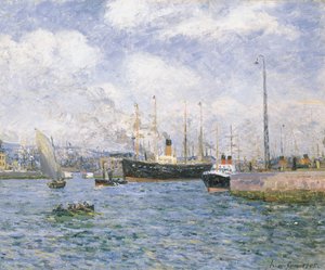 Abfahrt aus Havre, 1905