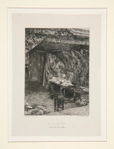 Der Ausguck, das Büro von Victor Hugo, pl. 9 aus der Suite Chez Victor Hugo von Maxime Lalanne