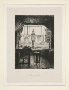 Der Ausguck, pl. 10 aus der Suite Bei Victor Hugo von Maxime Lalanne