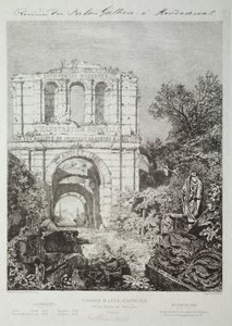 Ruinen des Gallien-Palastes in Bordeaux von Maxime Lalanne