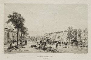 Künstlerische Erinnerungen an die Belagerung von Paris: Der Reiter (Bastion 63) von Maxime Lalanne
