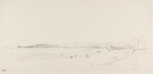 Der Strand von Royan von Maxime Lalanne