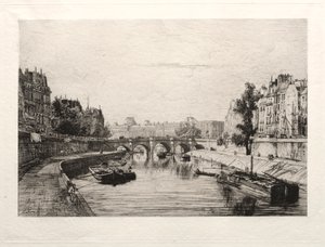 Blick von der Pont St. Michel