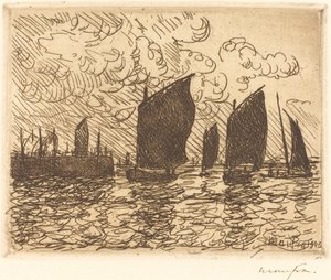 Rückkehr der Boote von Maxime Maufra