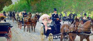 Fahrt im Prater Park