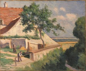 Rolleboise, hinter der Kirche