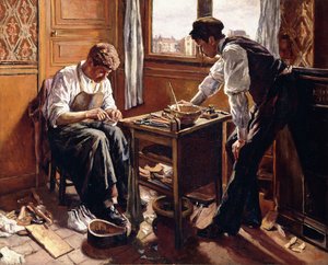 Schuhmacher, die beiden Brüder Givort, 1884