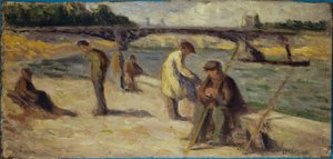 Das Quai Malaquais Flussufer, vor 1936 von Maximilien Luce