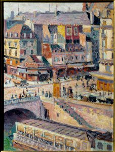 Die Saint-Michel-Brücke und das Goldschmiedequai von Maximilien Luce