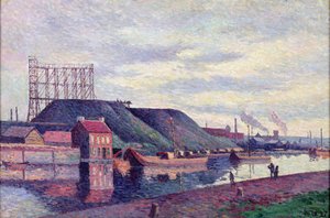 Die Schlackenhalden von Sacre Madame, 1897 von Maximilien Luce
