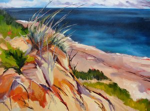 Strandgras und Dünen von Maxine Shore
