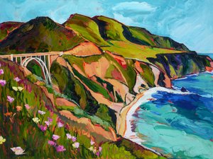 Bixby Bridge Küstenansicht