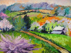 Lebendiger Landweg von Maxine Shore