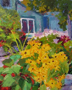 Lebendiges Gartenhäuschen von Maxine Shore