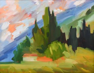 Lebendige ländliche Landschaft von Maxine Shore
