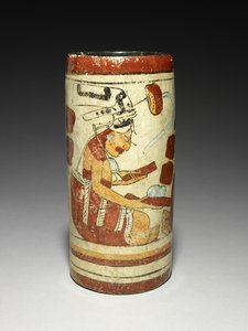 Vase mit Darstellungsszene, 600-900 n. Chr.