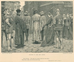 Illustration für König Richard II (Gravur) von McLaren John Ralston