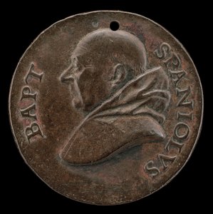 Battista Spagnoli von Mantua, 1447-1516, Karmeliterdichter [Vorderseite], ca. 1513 von Mea
